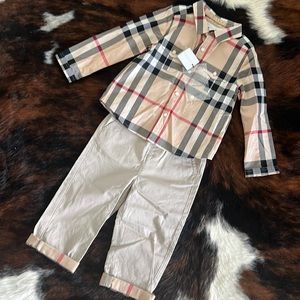 Brand new WITH tags, Burberry boys 2T button down shirt!